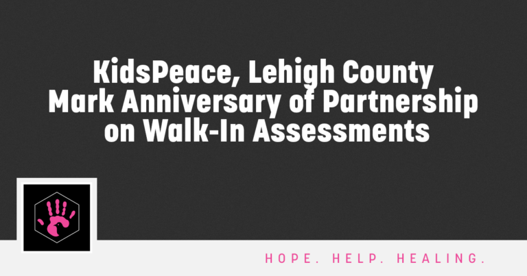 KidsPeace, Lehigh County Mark Anniversary of Partnership on Walk-In ...